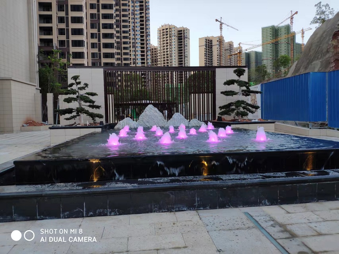 衡阳银泰红城六期喷泉水景